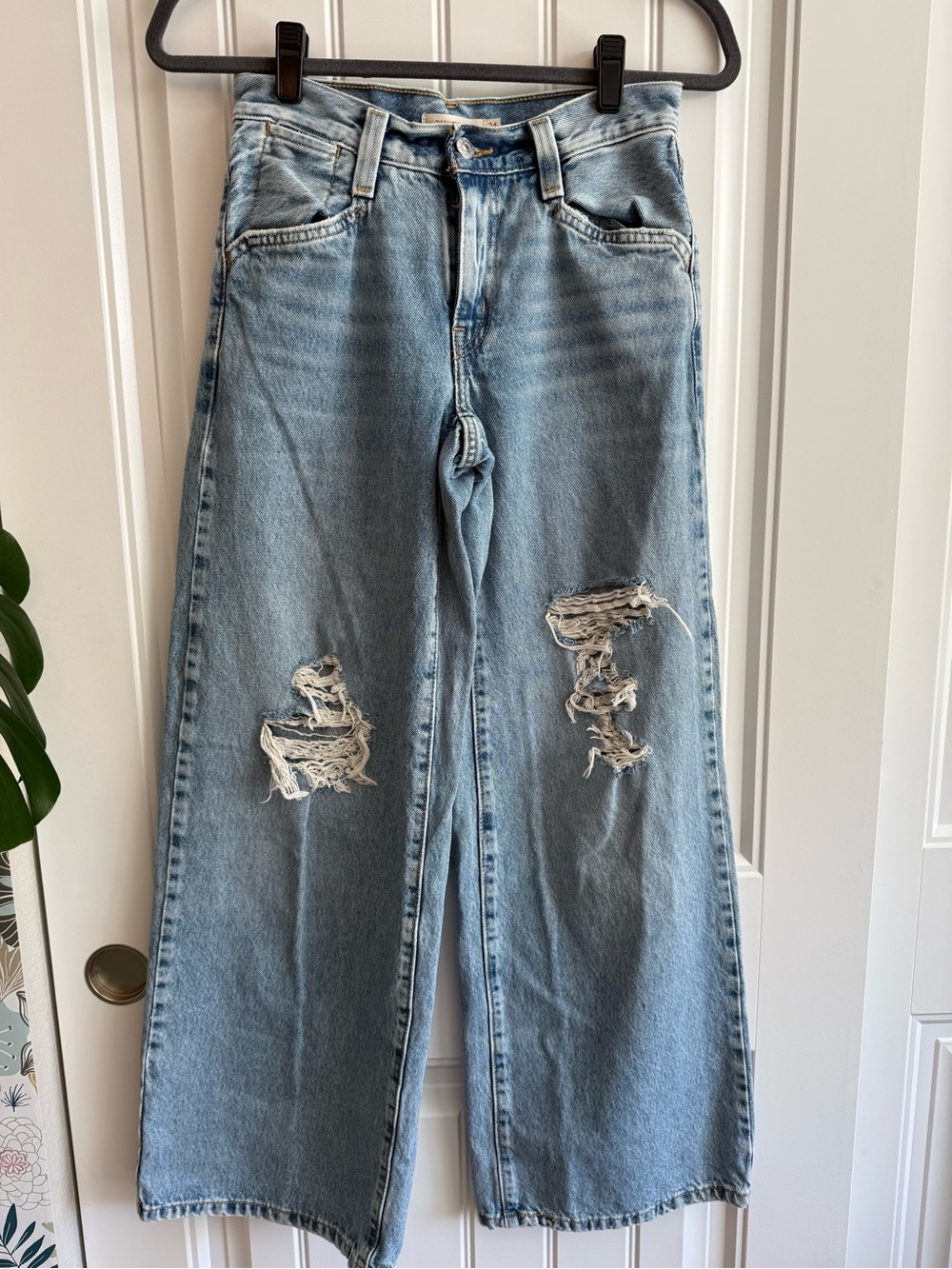 Levi's '94 Baggy Wide Leg Distressed Jeans 24